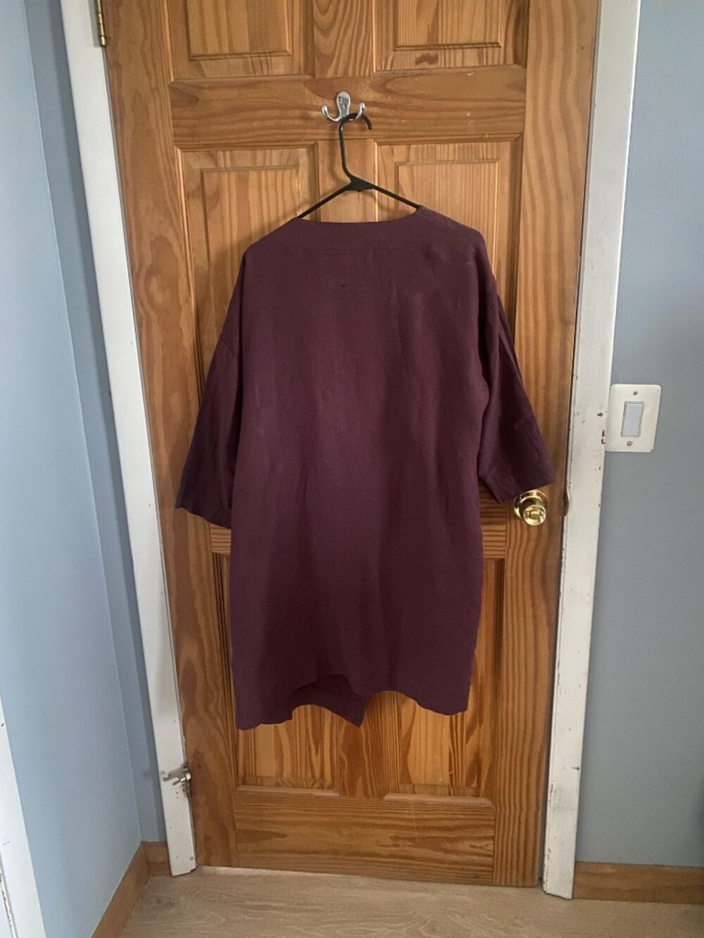 notPERFECTLINEN (NPL) purple linen jacket - Picture 2 of 6